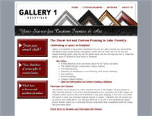 Tablet Screenshot of gallery1delafield.com